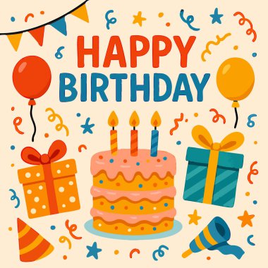 Vector 'da Büyük Mutlu Yıllar Yazdırma Tasarımı. Vektör illüstrasyonu