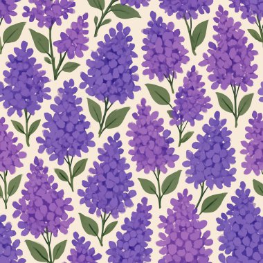 Güzel Leylak Yazdırma Tasarımı Vektör 'de. Vektör illüstrasyonu