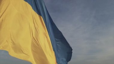 Bu görüntüler Ukrayna 'nın 8K çözünürlüğündeki bayrağını gösteriyor.