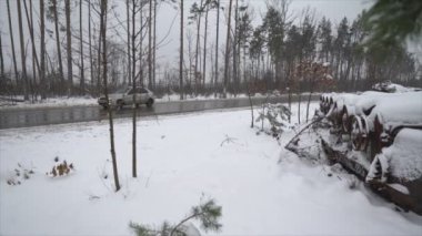 This stock video shows destroyed russian military equipment during the war in Ukraine in 8K resolution