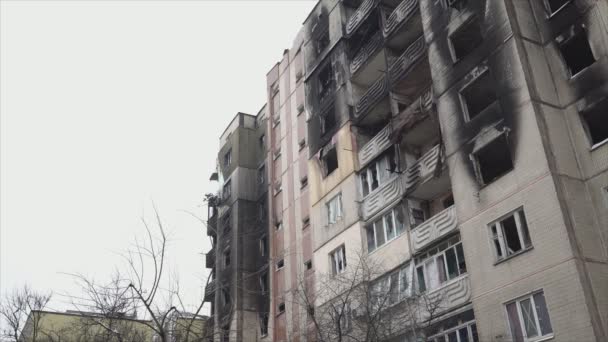 Denna Video Visar Nedskjuten Civil Bil Kriget Ukraina Upplösning — Stockvideo