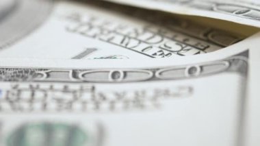 100 dolarlık banknotlar - ABD para birimi, yavaş çekim