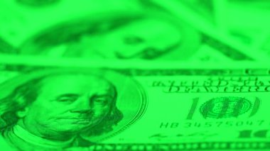 100 dolarlık banknotlar - ABD para birimi, yavaş çekim
