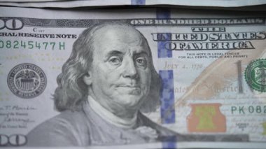 100 dolarlık banknotlar - ABD para birimi, yavaş çekim