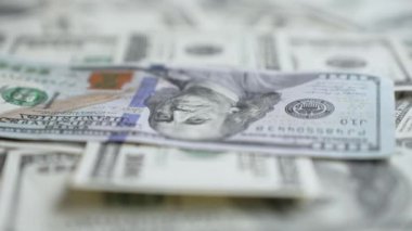 100 dolarlık banknotlar - ABD para birimi, yavaş çekim