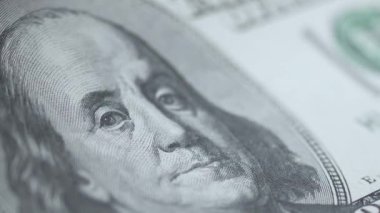 100 dolarlık banknotlar - ABD para birimi, yavaş çekim