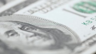 100 dolarlık banknotlar - ABD para birimi, yavaş çekim
