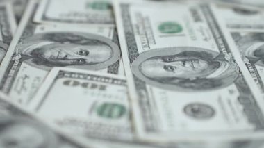 100 dolarlık banknotlar - ABD para birimi, yavaş çekim