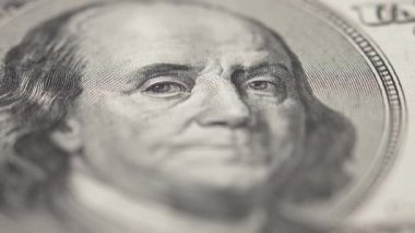 Amerikan para biriminin yavaş çekim videosu - dolar