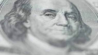 Amerikan para biriminin yavaş çekim videosu - dolar