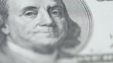 100 dolarlık banknotlar - ABD para birimi, yavaş çekim