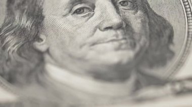 100 dolarlık banknotlar - ABD para birimi, yavaş çekim