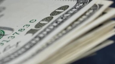 100 dolarlık banknotlar - ABD para birimi, yavaş çekim