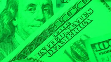 Para - 100 dolarlık Amerikan para birimi