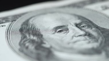 Amerikan para biriminin yavaş çekim videosu - dolar