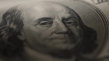 Amerikan para biriminin yavaş çekim videosu - dolar
