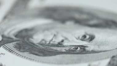 Amerikan para biriminin yavaş çekim videosu - dolar