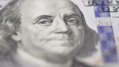 Amerikan para biriminin yavaş çekim videosu - dolar