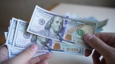 Para - 100 dolarlık Amerikan para birimi
