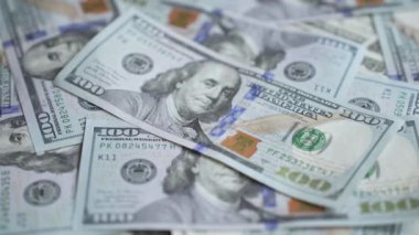 ABD para birimi: 100 dolarlık banknotlara yakın çekim