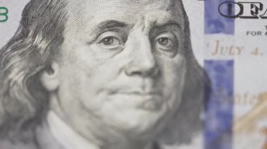 ABD para birimi: 100 dolarlık banknotlara yakın çekim