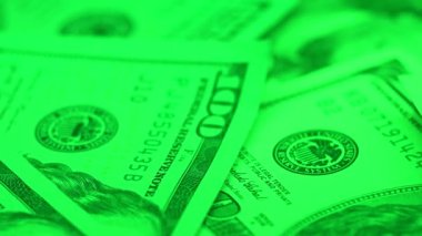 ABD para birimi: 100 dolarlık banknotlara yakın çekim