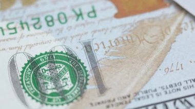 ABD para birimi: 100 dolarlık banknotlara yakın çekim
