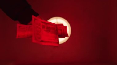 ABD para birimi: 100 dolarlık banknotlara yakın çekim