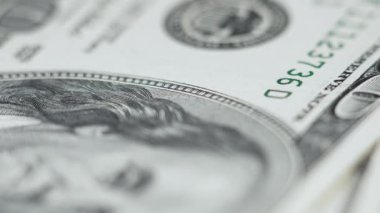 ABD para birimi: 100 dolarlık banknotlara yakın çekim