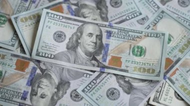 ABD para birimi: 100 dolarlık banknotlara yakın çekim