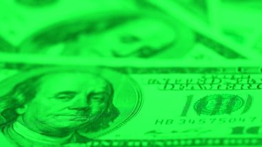 ABD para birimi: 100 dolarlık banknotlara yakın çekim
