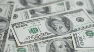 ABD para birimi: 100 dolarlık banknotlara yakın çekim