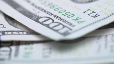 Para - 100 dolarlık Amerikan para birimi