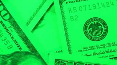 Para - 100 dolarlık Amerikan para birimi