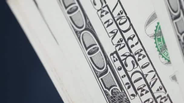 Vídeo Vertical Dinheiro Dólares Americanos — Vídeo de Stock