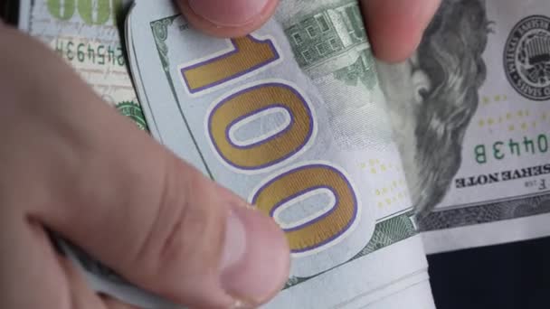 Vidéo Verticale Argent Dollars Américains — Video