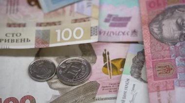 Ukrayna 'nın ulusal para birimi - Hryvnia, yakın plan