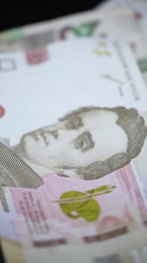 Ukrayna para biriminin dikey videosu - Hryvnia