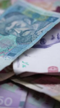 Ukrayna para biriminin dikey videosu - Hryvnia