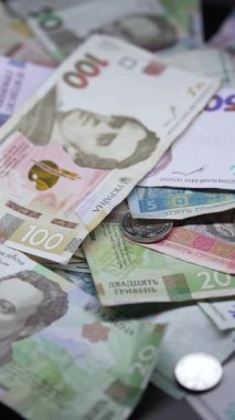 Ukrayna para biriminin dikey videosu - Hryvnia