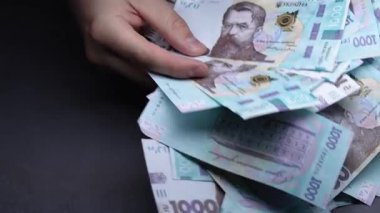 Ukrayna parası - 1000 Hryvnia, yakın plan
