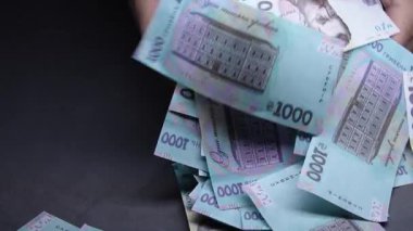 Ukrayna parası - 1000 Hryvnia, yakın plan