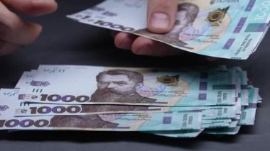 Ukrayna parası - 1000 Hryvnia, yakın plan
