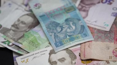Ukrayna 'nın ulusal para birimi - Hryvnia, yakın plan