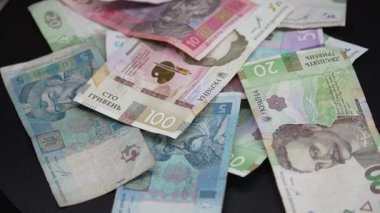 Ukrayna 'nın ulusal para birimi - Hryvnia, yakın plan