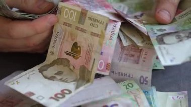 Ukrayna ulusal para birimi Hryvnia 'ya yakın çekim