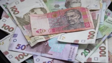 Ukrayna ulusal para birimi Hryvnia 'ya yakın çekim