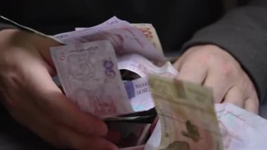 Ukrayna ulusal para birimi Hryvnia 'ya yakın çekim