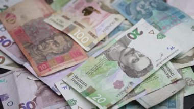 Ukrayna ulusal para birimi Hryvnia 'ya yakın çekim
