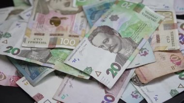 Ukrayna ulusal para birimi Hryvnia 'ya yakın çekim
